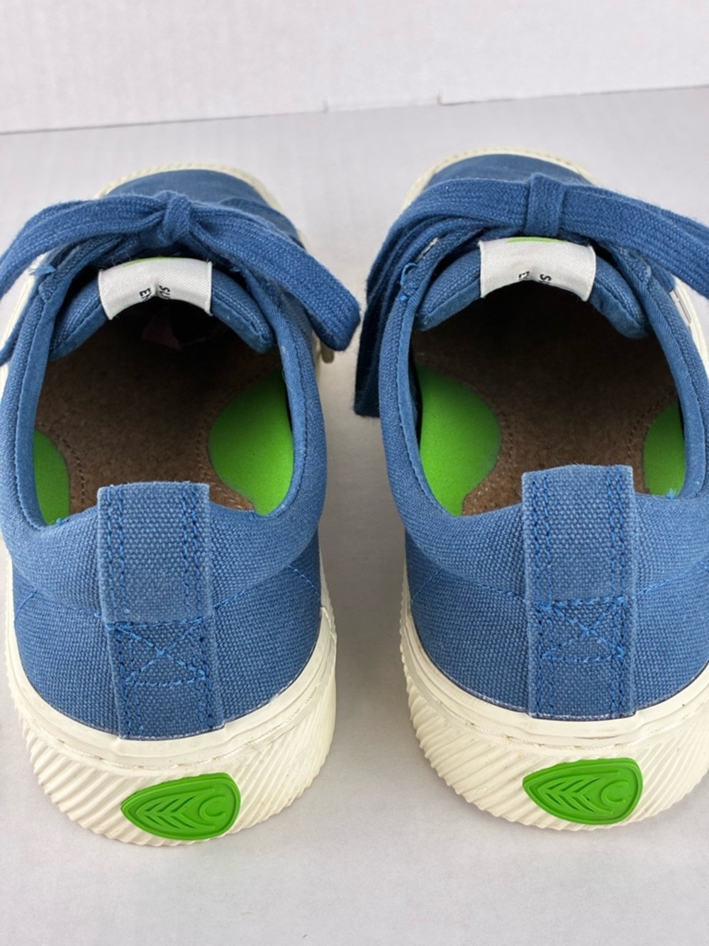 Cariuma‎ Blue Canvas Sneakers Size 7.5 | Casual Lace-Up Eco Shoes - Picture 7 of 9